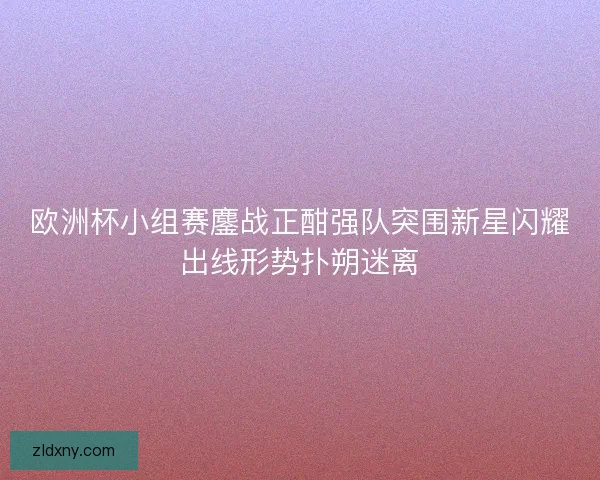 欧洲杯小组赛鏖战正酣强队突围新星闪耀出线形势扑朔迷离 欧洲杯小组赛鏖战正酣强队突围新星闪耀出线形势扑朔迷离